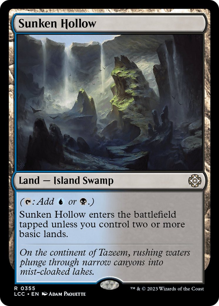 Sunken Hollow [The Lost Caverns of Ixalan Commander] | All Aboard Games