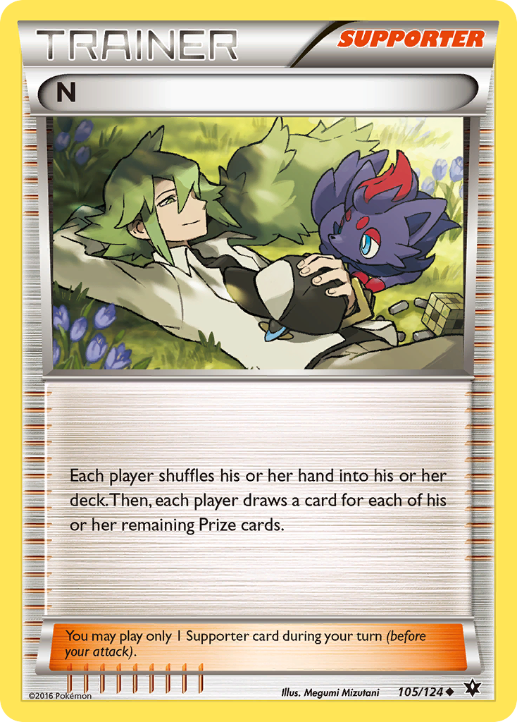 N (105/124) [XY: Fates Collide] | All Aboard Games