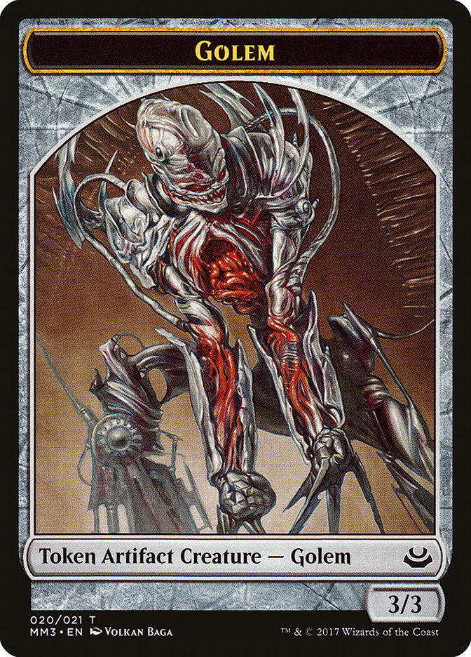 Golem [Modern Masters 2017 Tokens] | All Aboard Games