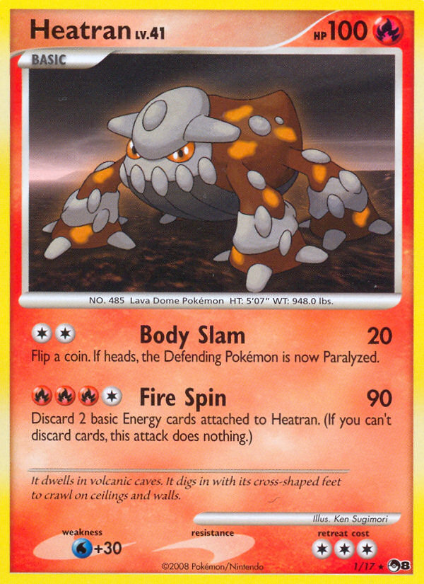 Heatran (1/17) [POP Series 8] | All Aboard Games