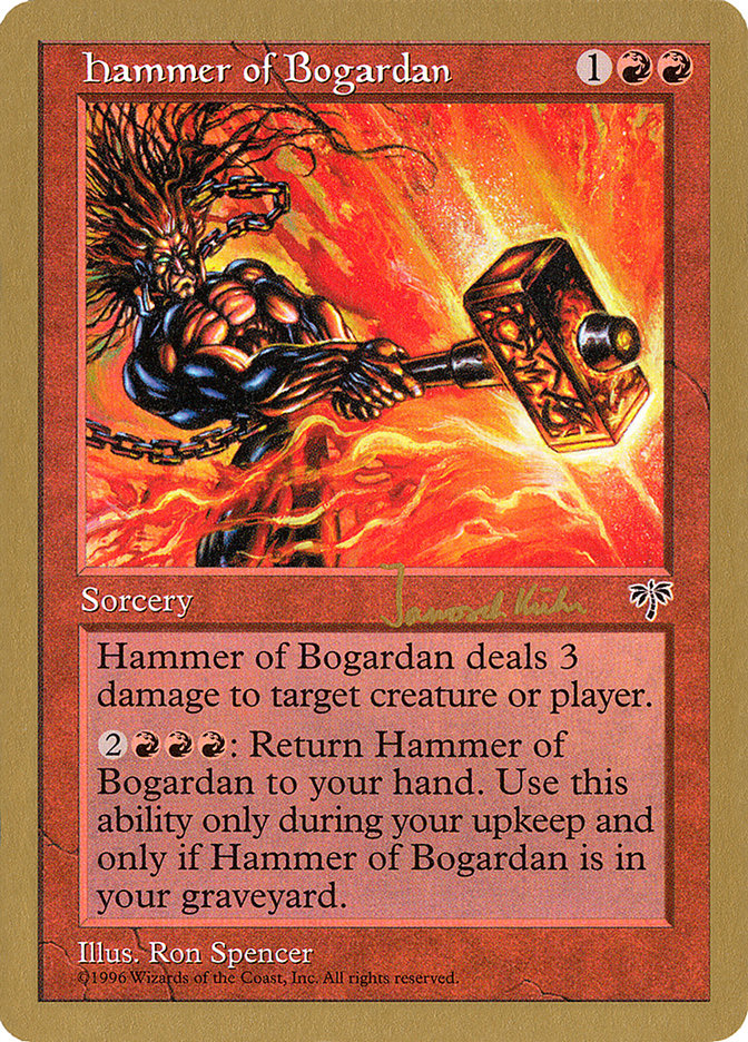 Hammer of Bogardan (Janosch Kuhn) [World Championship Decks 1997] | All Aboard Games