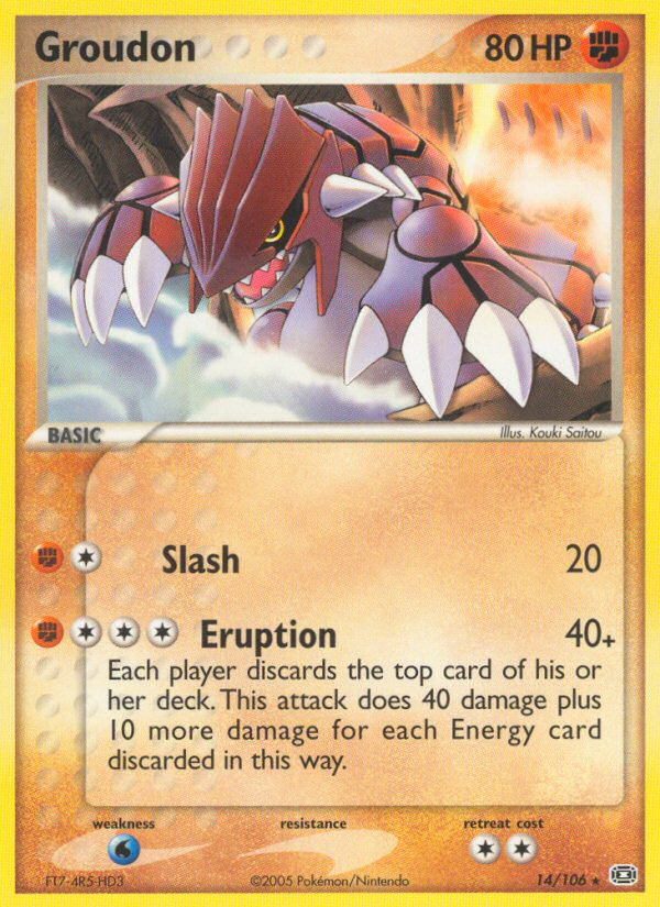 Groudon (14/106) [EX: Emerald] | All Aboard Games