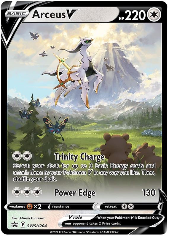 Arceus V (SWSH204) [Sword & Shield: Black Star Promos] | All Aboard Games