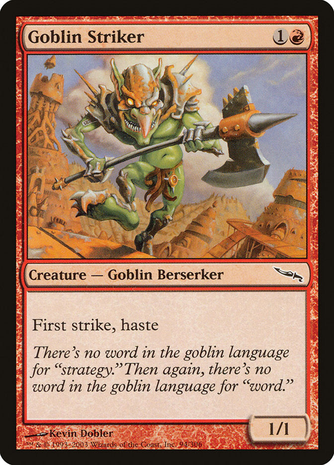 Goblin Striker [Mirrodin] | All Aboard Games