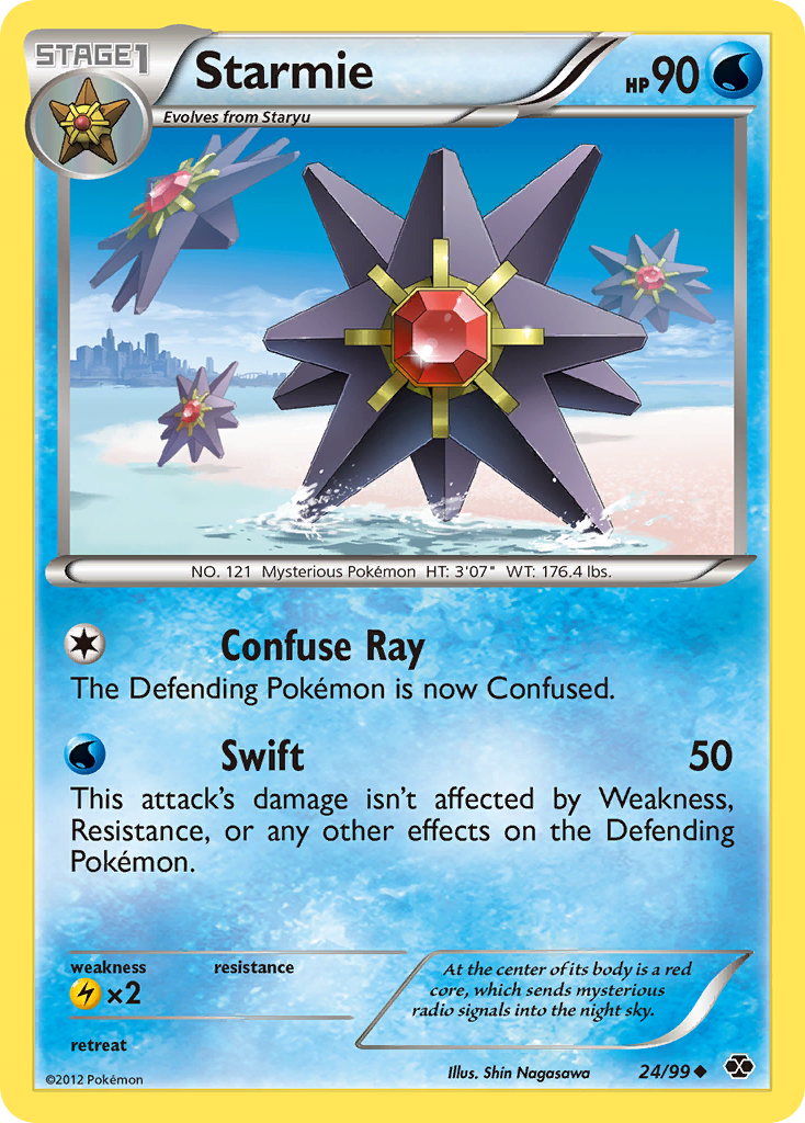 Starmie (24/99) [Black & White: Next Destinies] | All Aboard Games