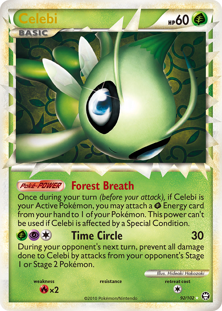 Celebi (92/102) [HeartGold & SoulSilver: Triumphant] | All Aboard Games