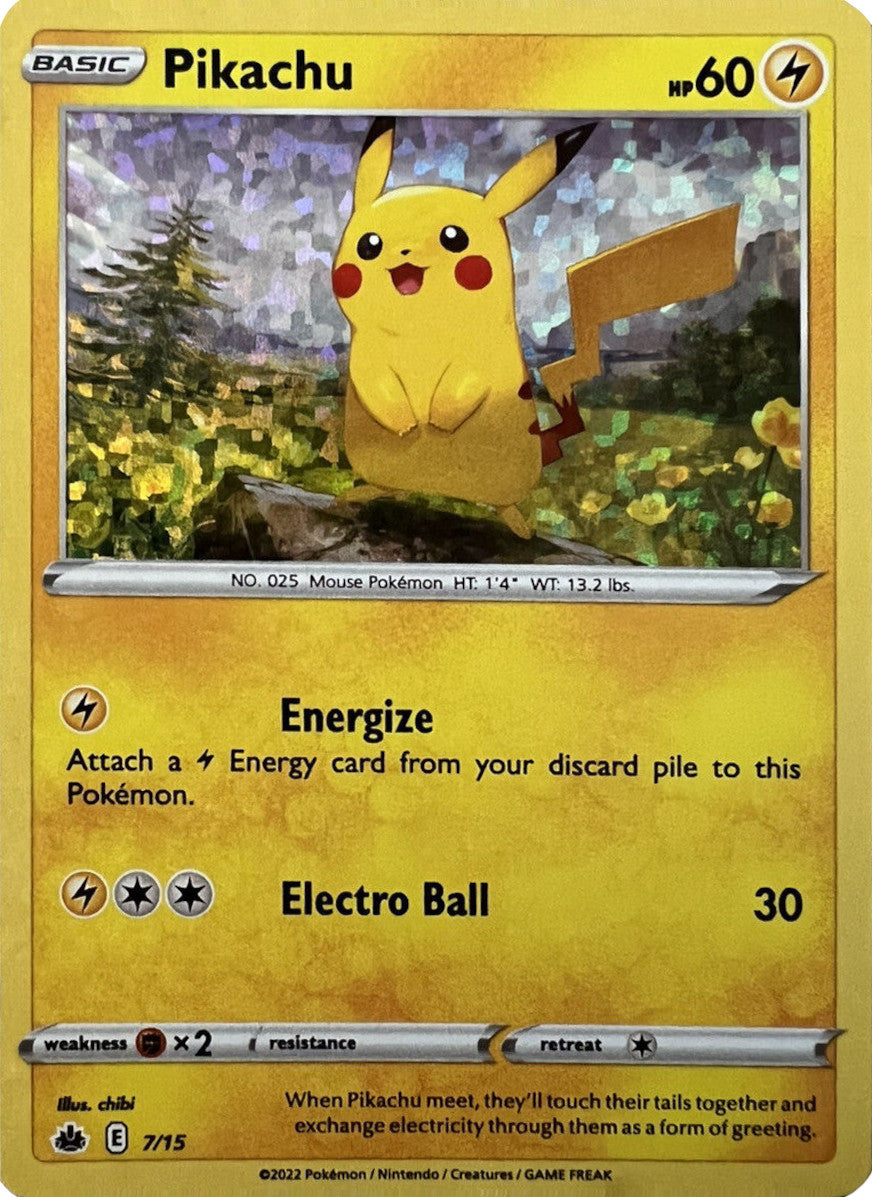 Pikachu (7/15) [McDonald's Promos: Match Battle] | All Aboard Games