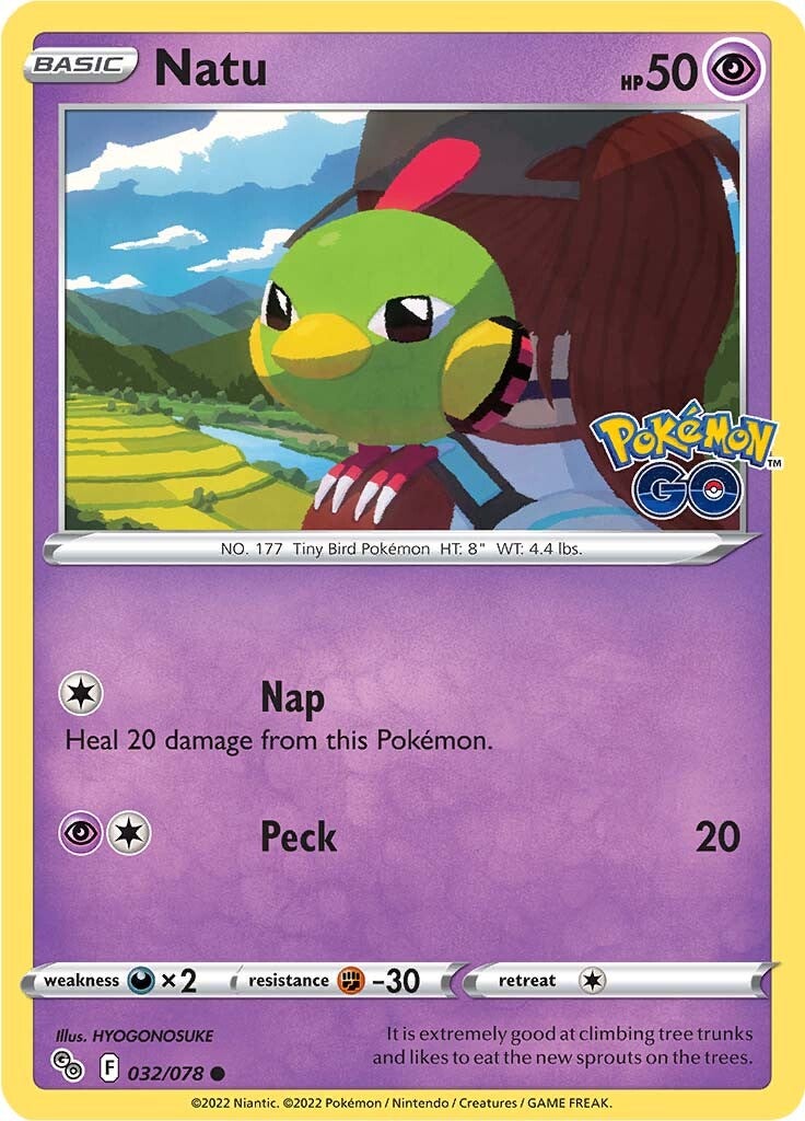 Natu (032/078) [Pokémon GO] | All Aboard Games