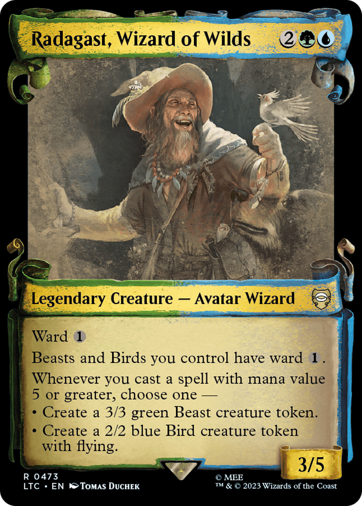 Radagast, Wizard of Wilds [The Lord of the Rings: Tales of Middle-Earth Commander Showcase Scrolls] | All Aboard Games