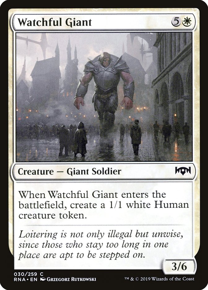 Watchful Giant [Ravnica Allegiance] | All Aboard Games