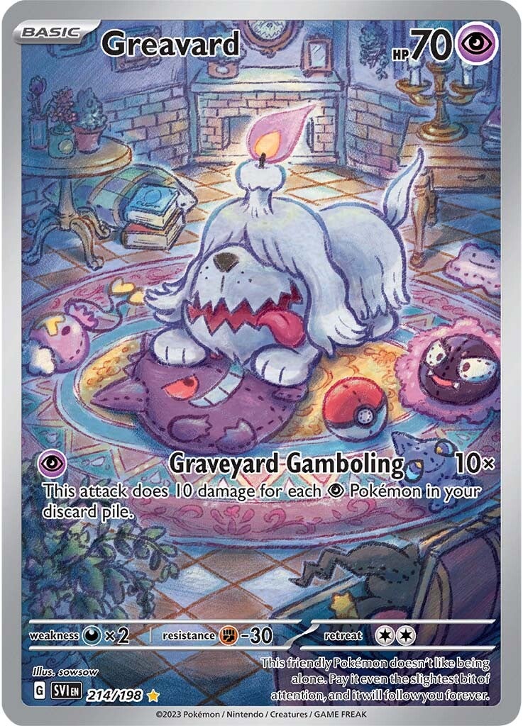 Greavard (214/198) [Scarlet & Violet: Base Set] | All Aboard Games