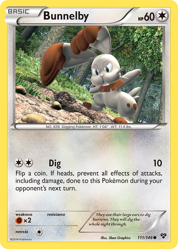 Bunnelby (111/146) [XY: Base Set] | All Aboard Games