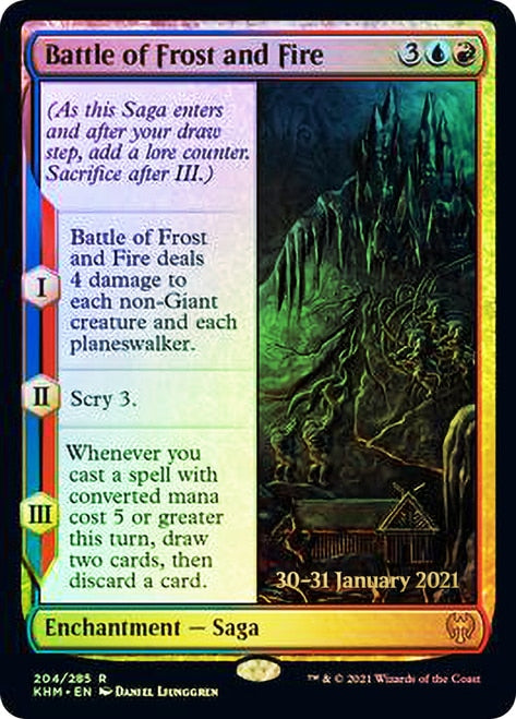 Battle of Frost and Fire [Kaldheim Prerelease Promos] | All Aboard Games