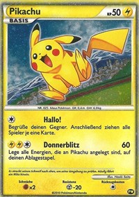 Pikachu (PW6) (German) [Pikachu World Collection Promos] | All Aboard Games