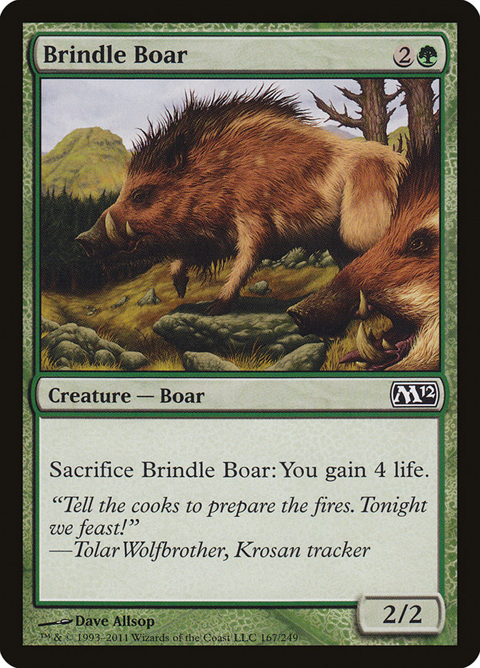 Brindle Boar [Magic 2012] | All Aboard Games