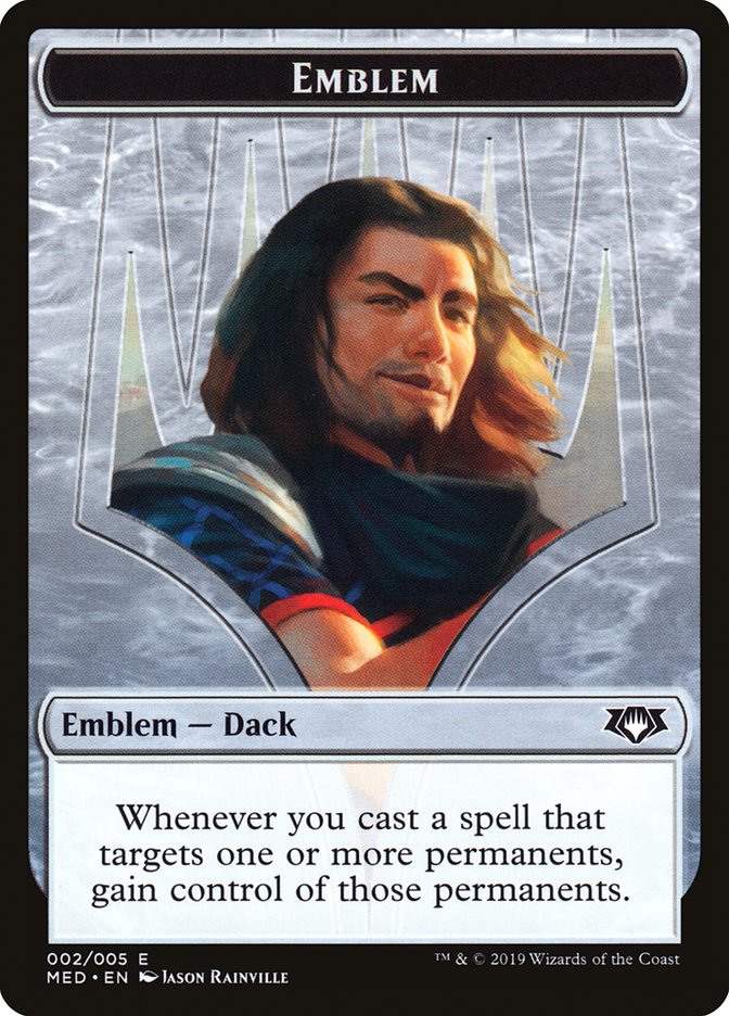 Dack Fayden Emblem [Mythic Edition Tokens] | All Aboard Games