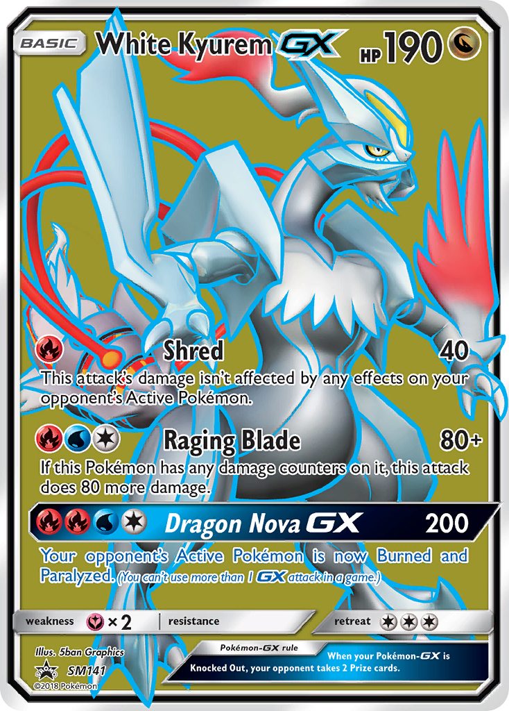 White Kyurem GX (SM141) [Sun & Moon: Black Star Promos] | All Aboard Games