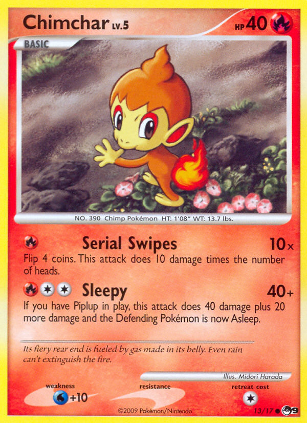 Chimchar (13/17) [POP Series 9] | All Aboard Games