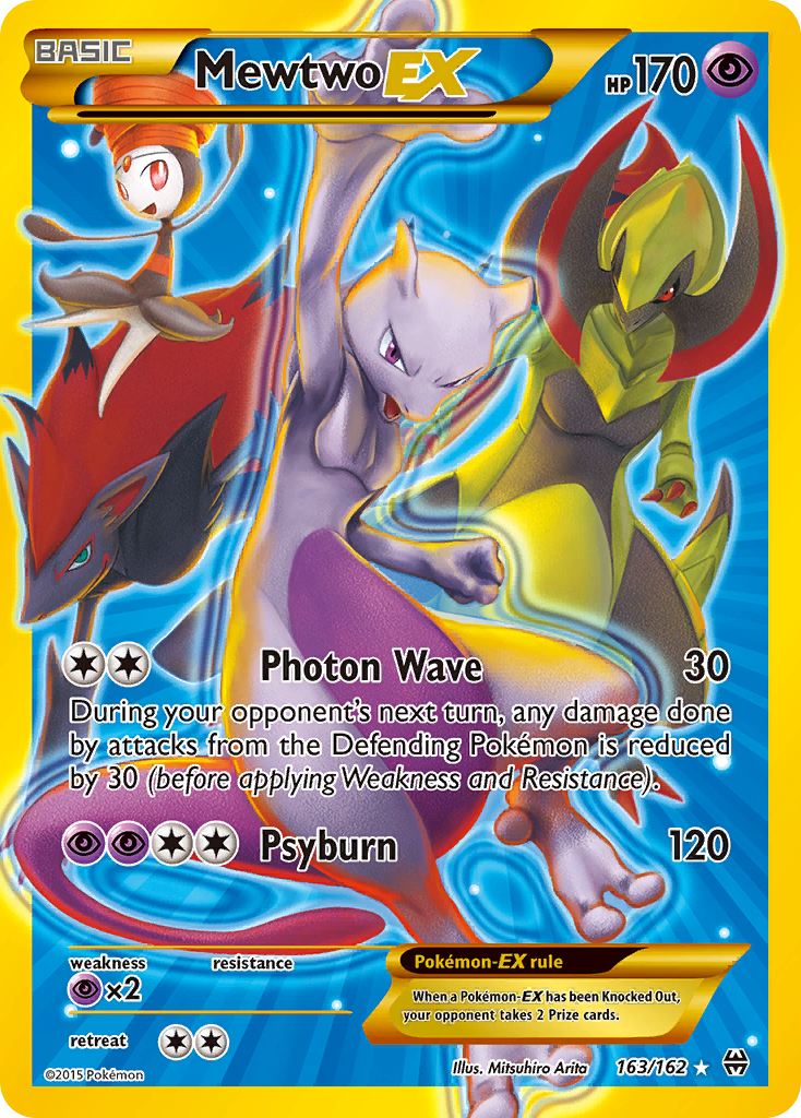 Mewtwo EX (163/162) [XY: BREAKthrough] | All Aboard Games