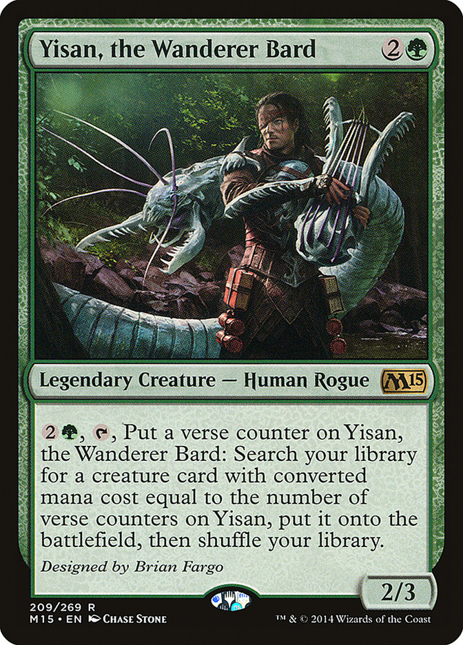 Yisan, the Wanderer Bard [Magic 2015] | All Aboard Games