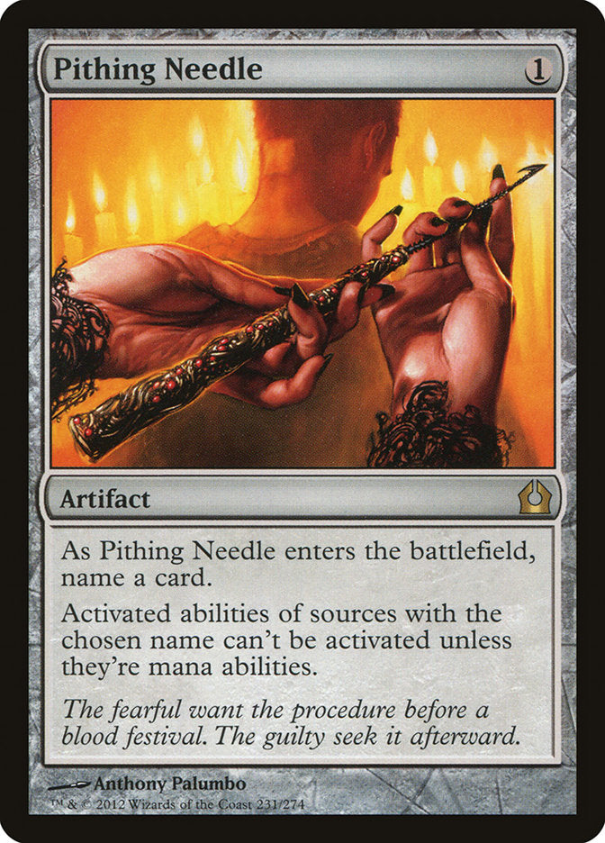 Pithing Needle [Return to Ravnica] | All Aboard Games
