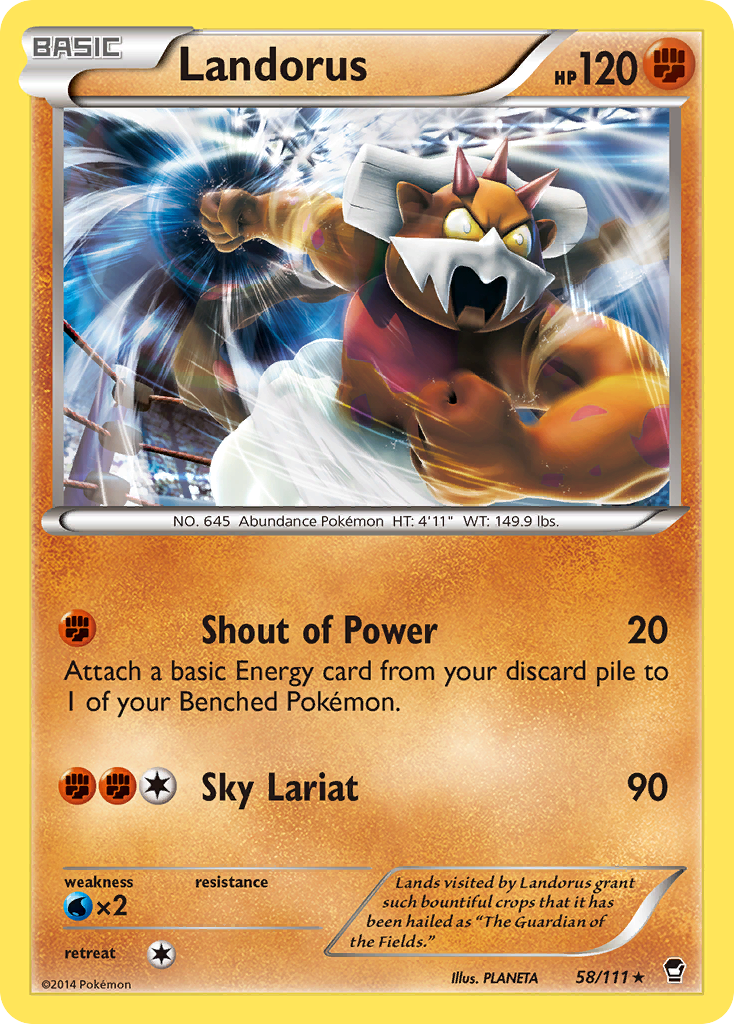 Landorus (58/111) [XY: Furious Fists] | All Aboard Games