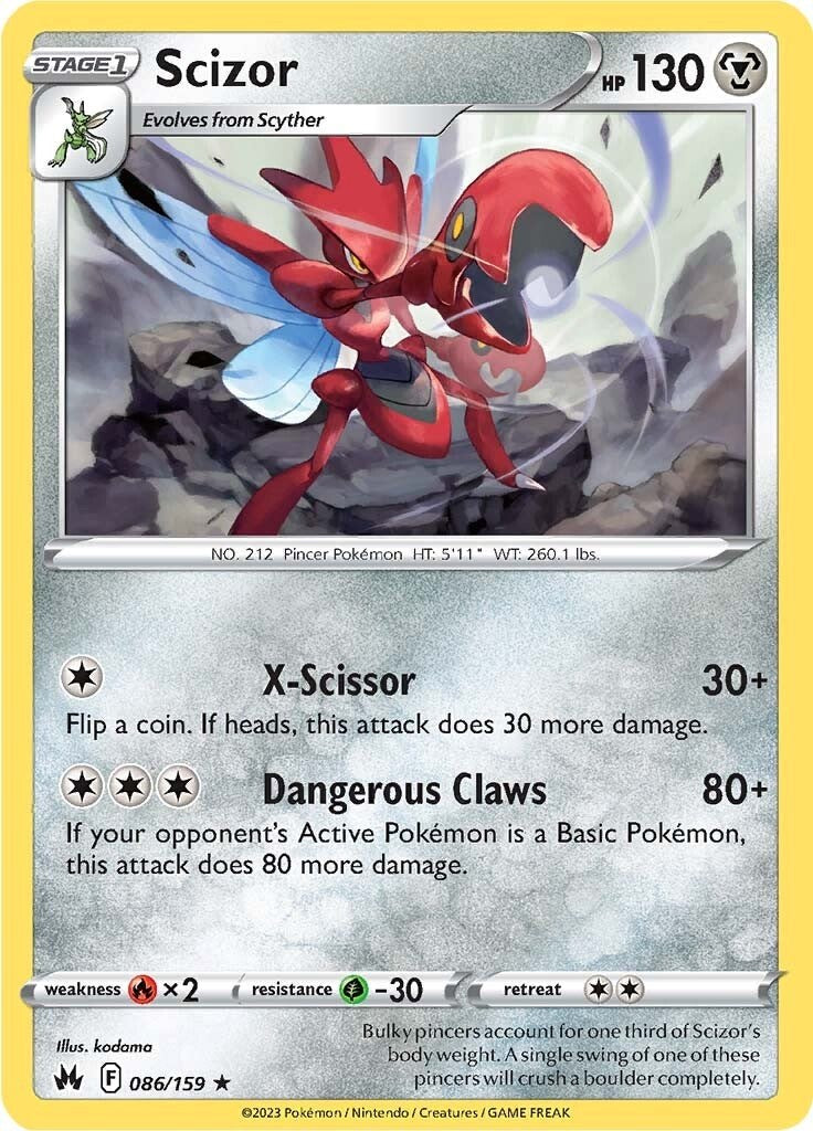 Scizor (086/159) [Sword & Shield: Crown Zenith] | All Aboard Games