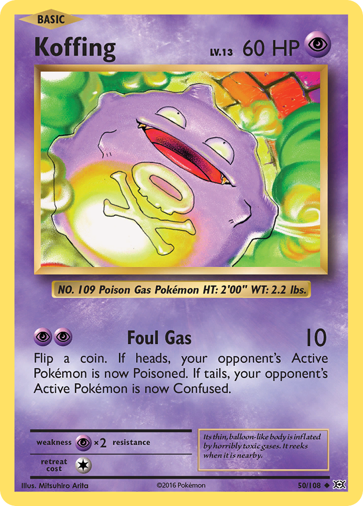 Koffing (50/108) [XY: Evolutions] | All Aboard Games