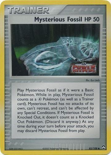 Mysterious Fossil (85/108) (Stamped) [EX: Power Keepers] | All Aboard Games