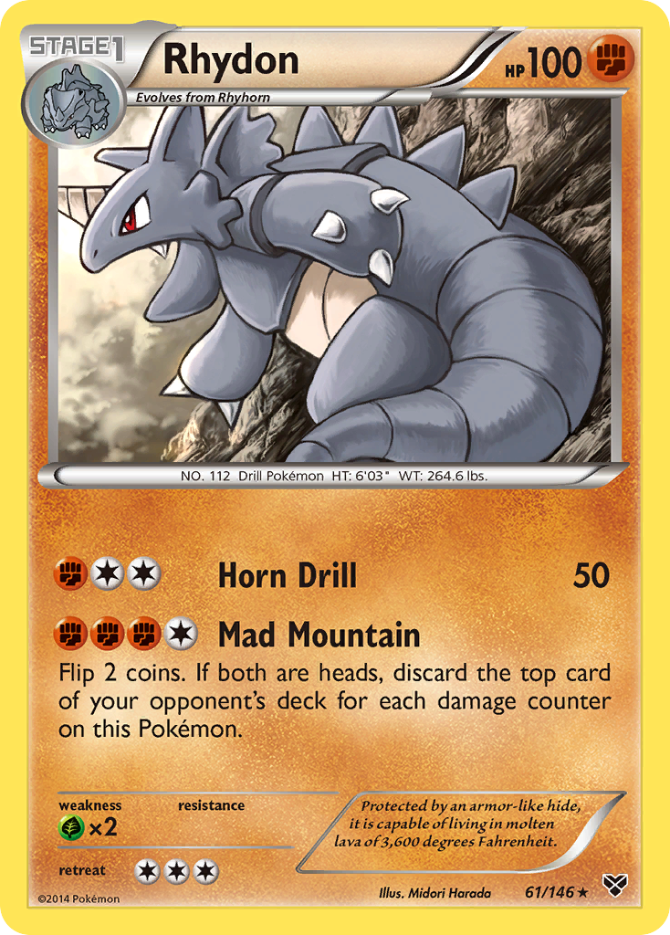 Rhydon (61/146) [XY: Base Set] | All Aboard Games