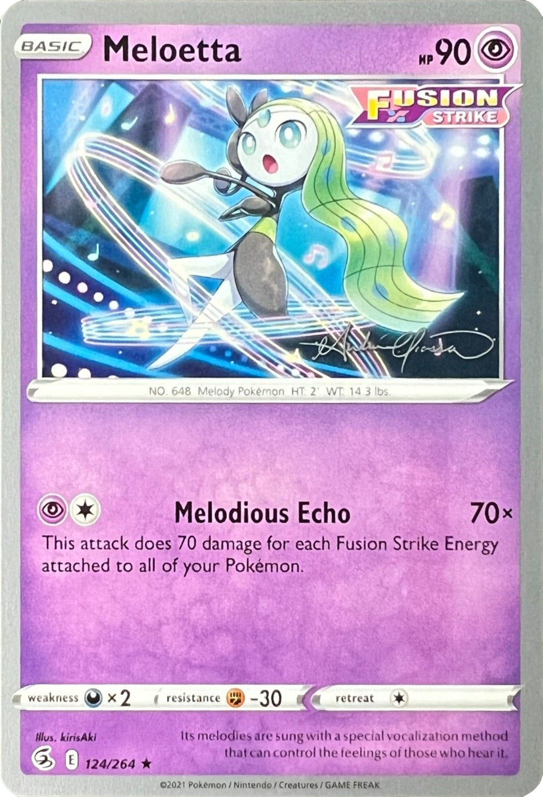 Meloetta (124/264) (The Shape of Mew - Andre Chiasson) [World Championships 2022] | All Aboard Games