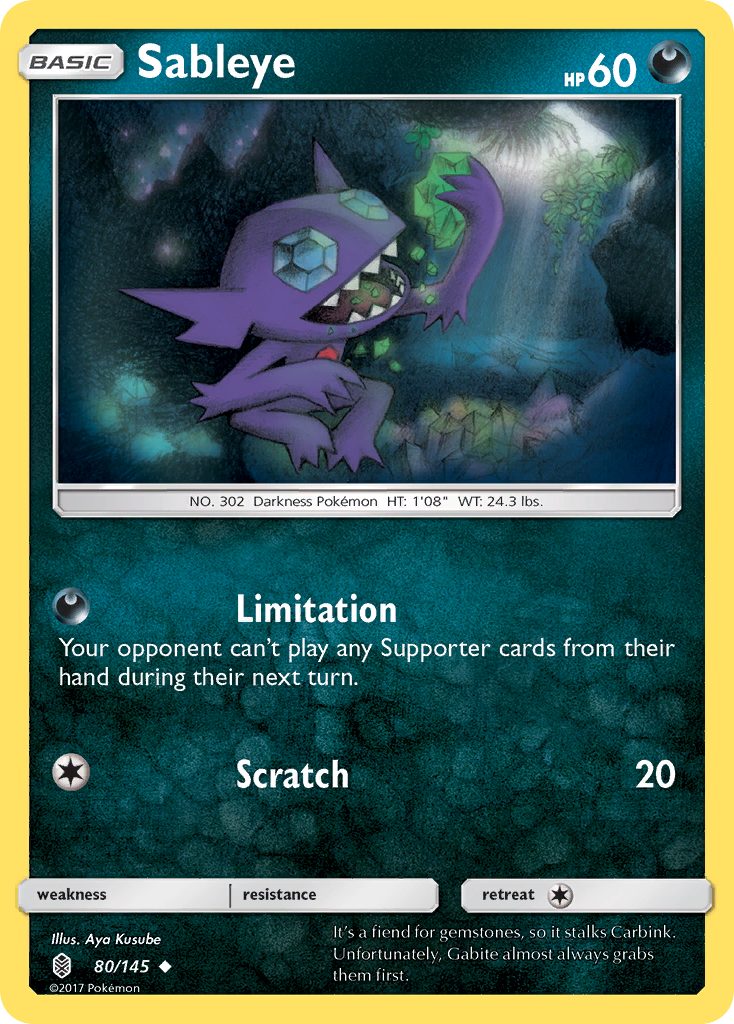 Sableye (80/145) [Sun & Moon: Guardians Rising] | All Aboard Games