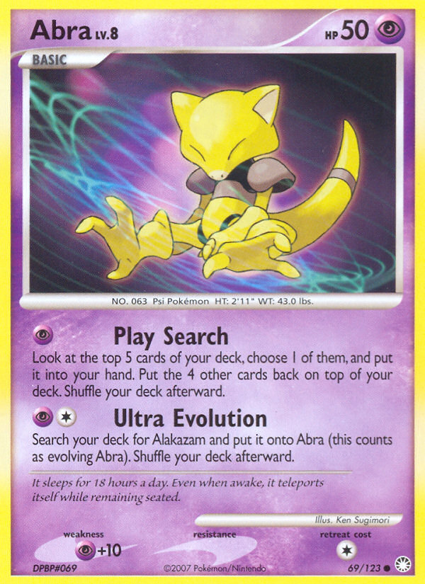 Abra (69/123) [Diamond & Pearl: Mysterious Treasures] | All Aboard Games