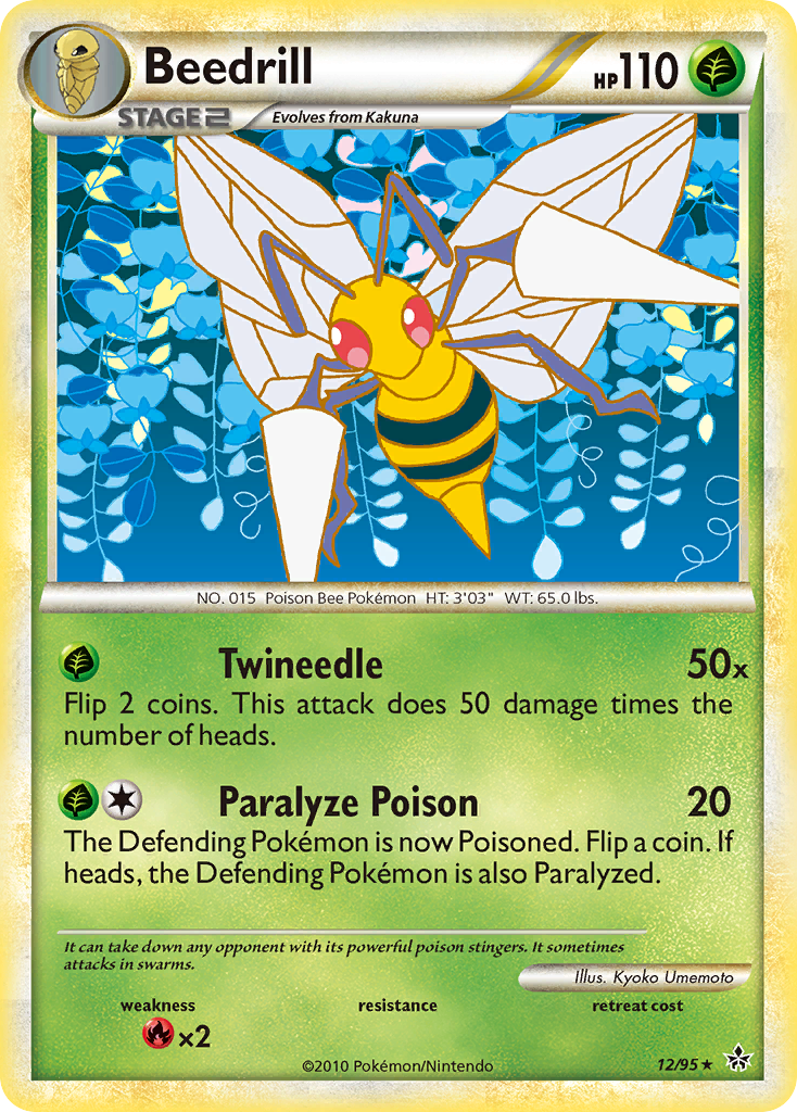 Beedrill (12/95) [HeartGold & SoulSilver: Unleashed] | All Aboard Games