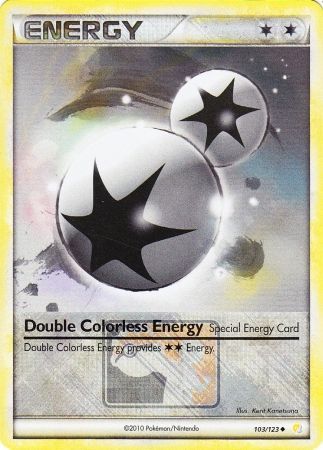 Double Colorless Energy (103/123) (League Promo) [HeartGold & SoulSilver: Base Set] | All Aboard Games