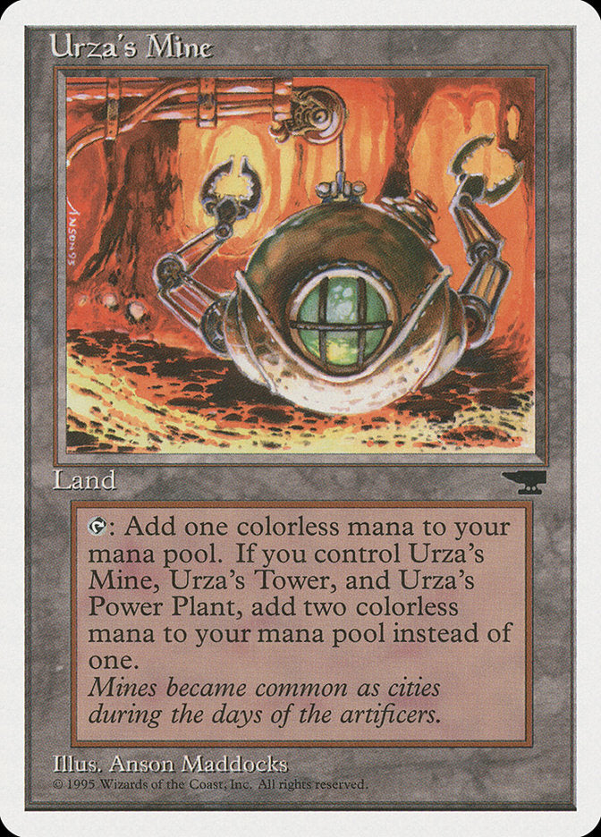 Urza's Mine (Orange Background) [Chronicles] | All Aboard Games