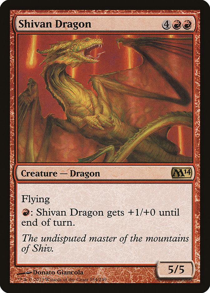 Shivan Dragon [Magic 2014] | All Aboard Games