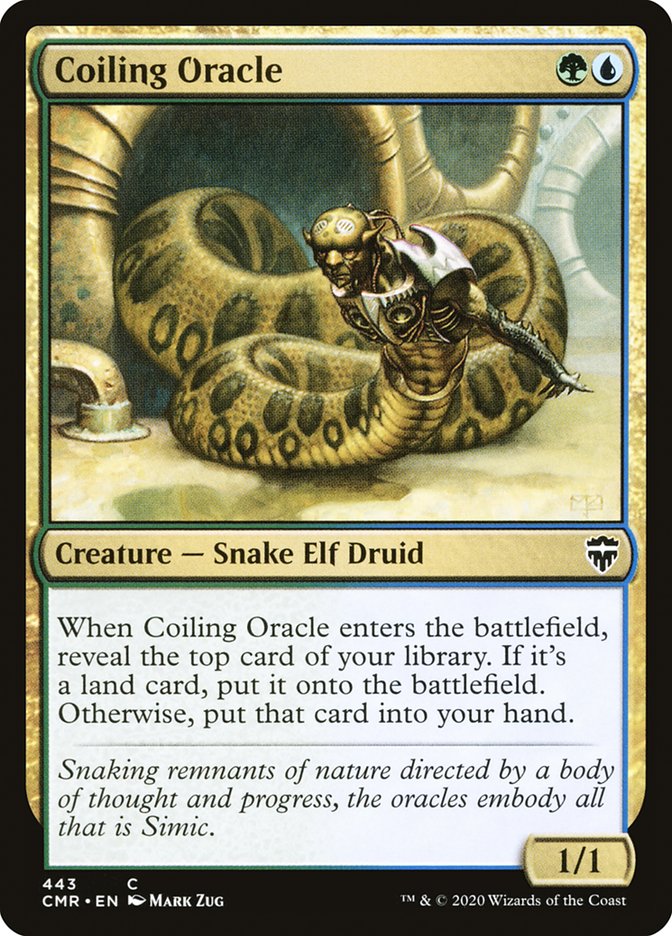 Coiling Oracle [Commander Legends] | All Aboard Games