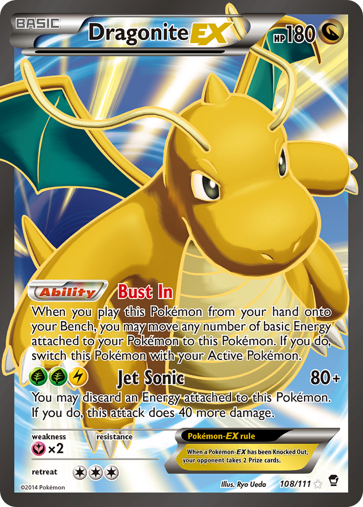 Dragonite EX (108/111) [XY: Furious Fists] | All Aboard Games