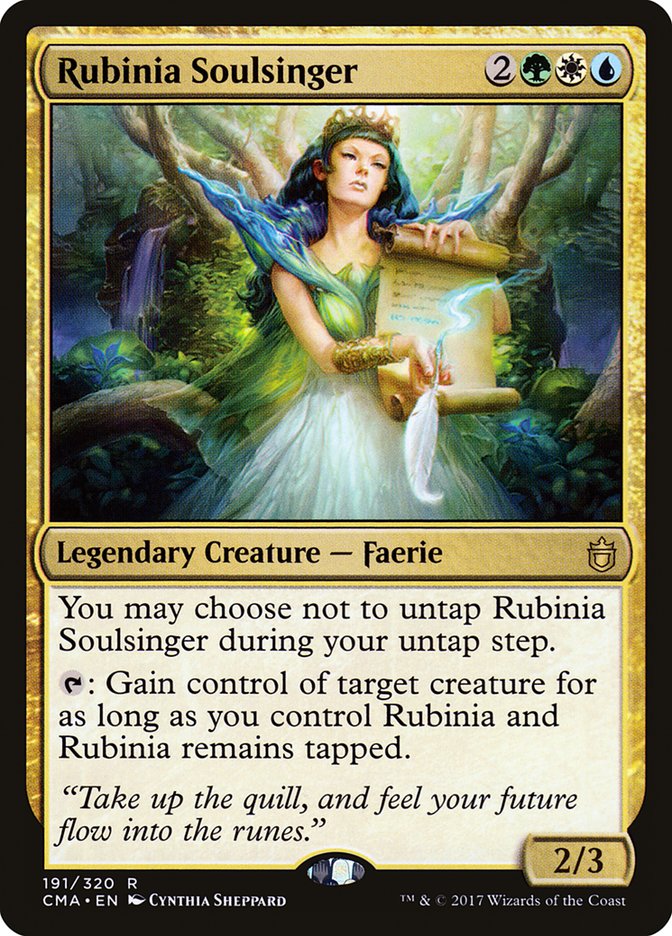Rubinia Soulsinger [Commander Anthology] | All Aboard Games