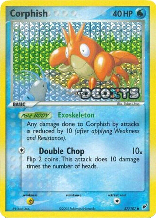 Corphish (57/107) (Stamped) [EX: Deoxys] | All Aboard Games