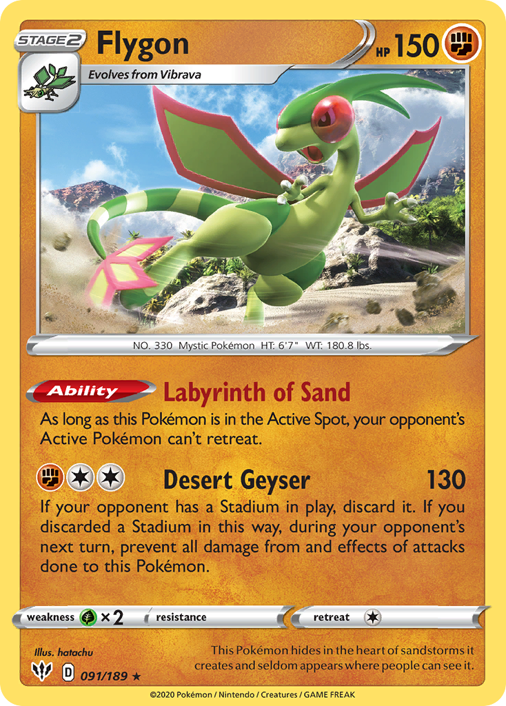 Flygon (091/189) [Sword & Shield: Darkness Ablaze] | All Aboard Games