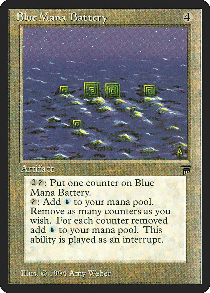 Blue Mana Battery [Legends] | All Aboard Games
