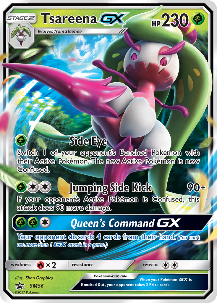 Tsareena GX (SM56) [Sun & Moon: Black Star Promos] | All Aboard Games