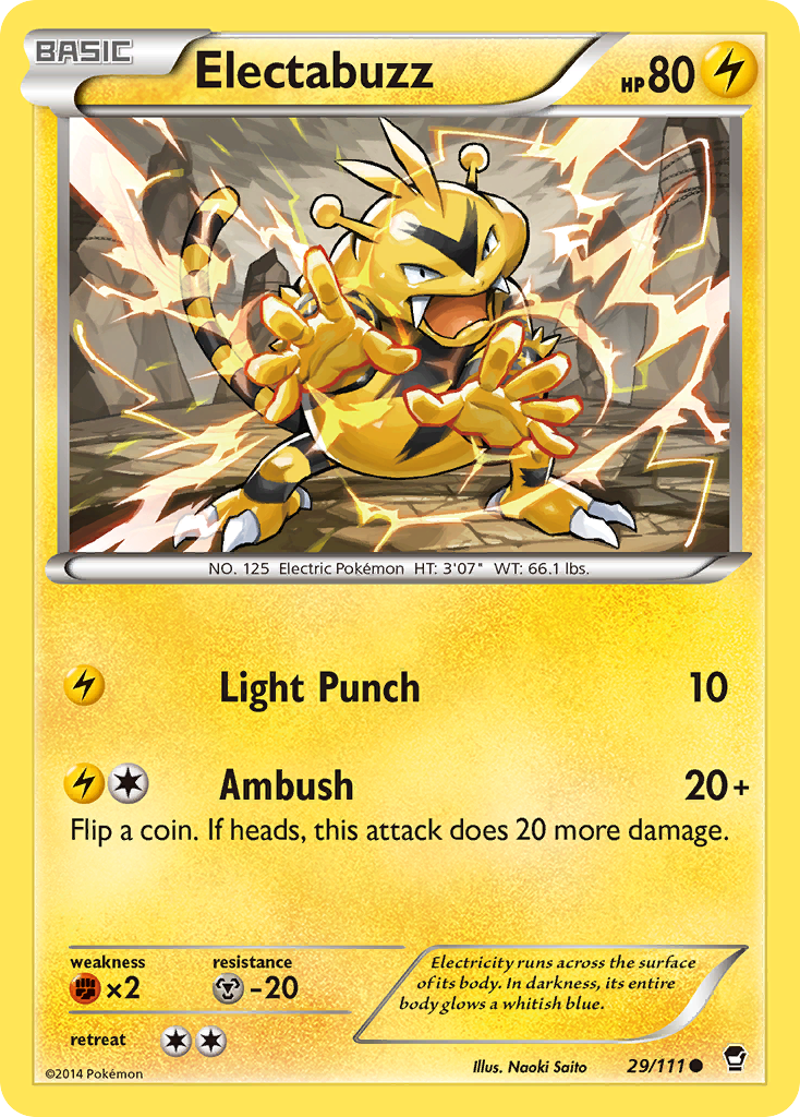 Electabuzz (29/111) [XY: Furious Fists] | All Aboard Games