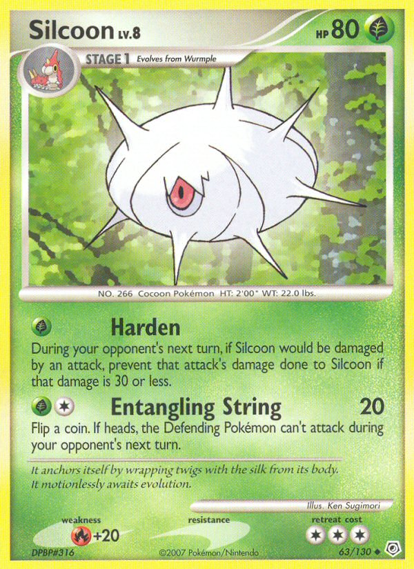 Silcoon (63/130) [Diamond & Pearl: Base Set] | All Aboard Games