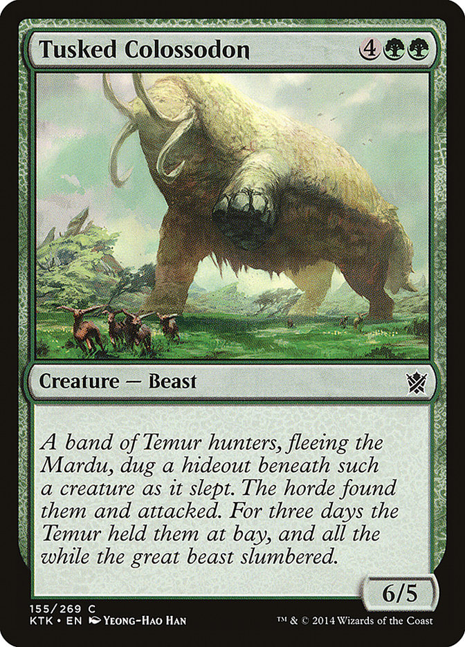 Tusked Colossodon [Khans of Tarkir] | All Aboard Games