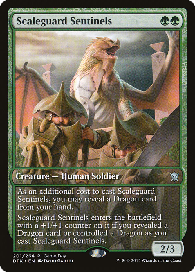 Scaleguard Sentinels (Game Day) [Dragons of Tarkir Promos] | All Aboard Games