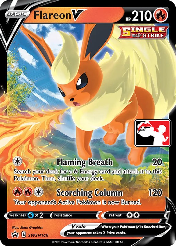 Flareon V (SWSH149) [Prize Pack Series One] | All Aboard Games