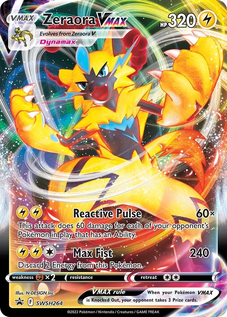 Zeraora VMAX (SWSH264) [Sword & Shield: Black Star Promos] | All Aboard Games